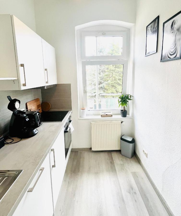 Renoviertes Apartment In Zentraler Lage - Wlan, Smart-Tv, Kuche, Balkon Und Queensize-Bett Fur 4 Gaste Erfurt Eksteriør billede